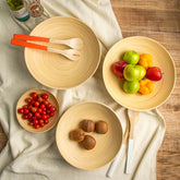 Bamboo Serving Bowls ( Set of 4 )