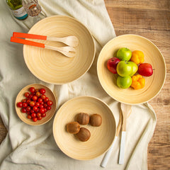 Bamboo Serving Bowls ( Set of 4 )