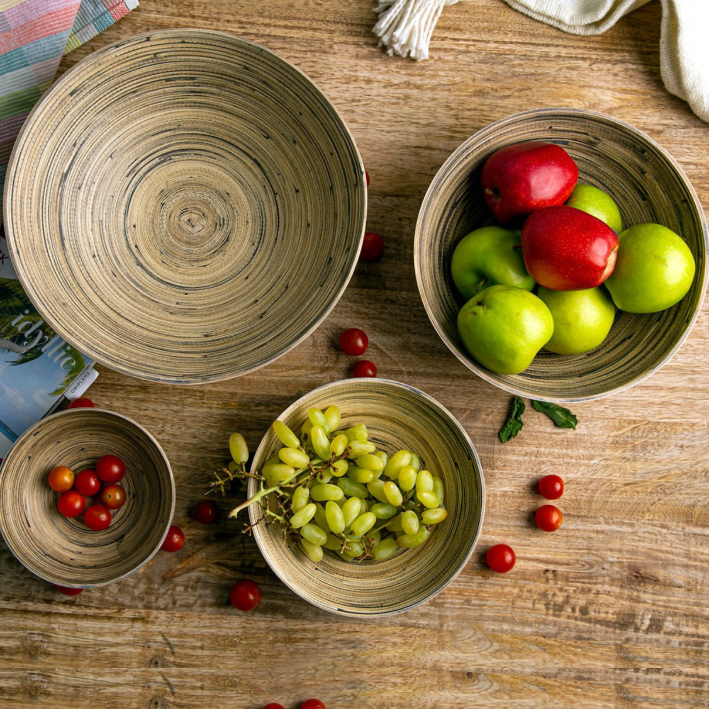 Bamboo Serving Bowls set of 4 — Host