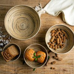 Bamboo Serving Bowls set of 4 — Marigold