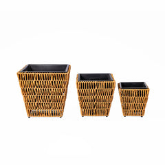 Wicker Planter (Set of 3)