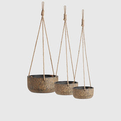 Terracotta Hanging Planter (Set of 3) — Olive