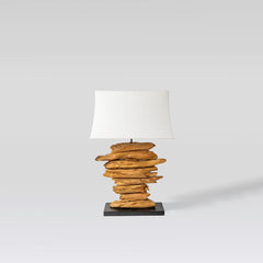 Table Lamp Intend — Recycled teak wood