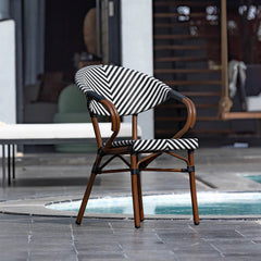 Vista — Outdoor Aluminum frame, Teslin woven Chair