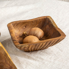 Teak wood Serving Bowl — Loom