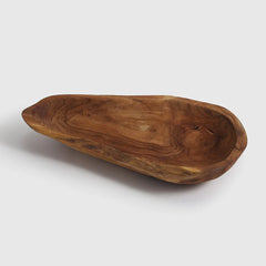 Teak Wood Serving Bowl — Render