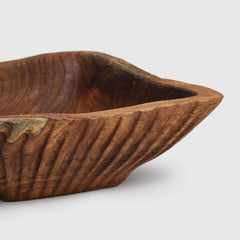 Teak wood Serving Bowl — Loom