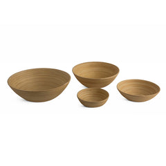 Bamboo Serving Bowls ( Set of 4 )