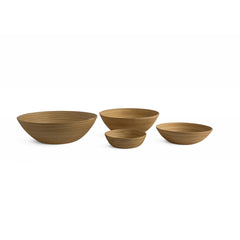 Bamboo Serving Bowls ( Set of 4 )