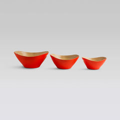 Serving Bowls ( Set Of 3 ) orange 