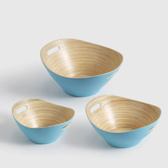 Serving Bowls ( Set Of 3 ) aquaServing Bowls ( Set Of 3 ) aqua