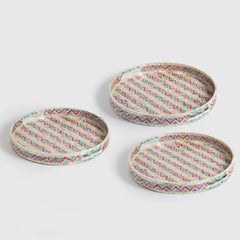 Serving TrayPearl Serving Tray ( Set Of 3 ) — Scarlet